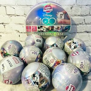 Disney 100 Mini Brands Ball Limited Edition Platinum Collectors Case + 10 Balls